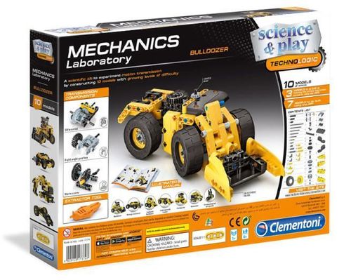 купить Конструктор Clementoni Mechanics Buldozer (17374) в Кишинёве 