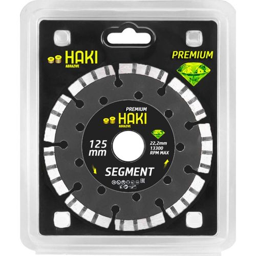 cumpără Disc de tăiere Haki 8023 Lamă diamantată Premium 125/22.2 Segmentată în Chișinău 