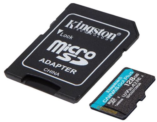 cumpără Card de memorie flash Kingston SDCG3/128GB, microSD Class10 A2 UHS-I U3 (V30) în Chișinău 