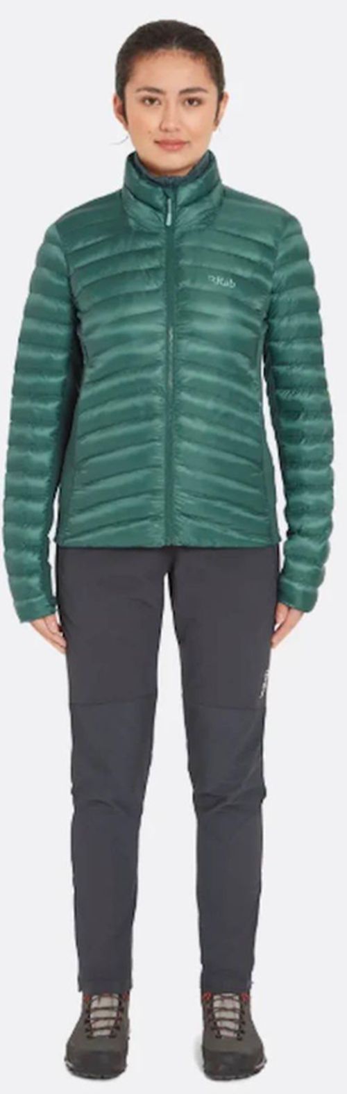 купить Одежда для спорта Rab Scurta dame Cirrus Flex Hoody Eucalyptus/Green Slate 12 (QIP-32-EGS-12) в Кишинёве 