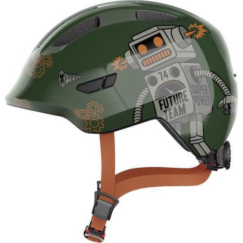 купить Защитный шлем Abus Smiley 3.0 green robo S в Кишинёве 