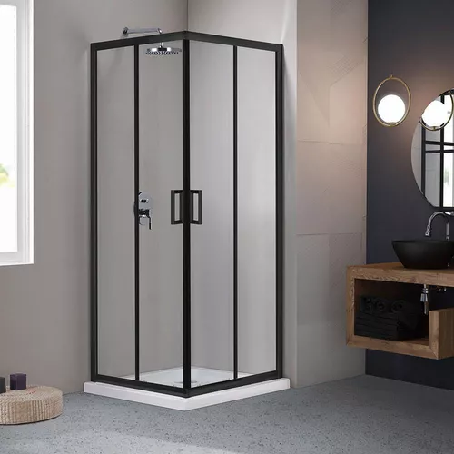 cumpără Cabină de duș Seranit Vision Killa 900x900x1850 6 мм Easy clean черный în Chișinău 