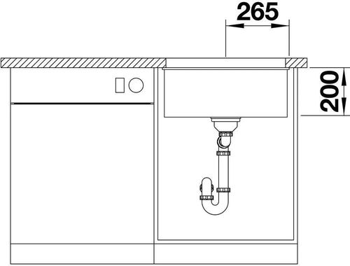 купить Мойка кухонная Blanco Etagon 500-U (527075) в Кишинёве 