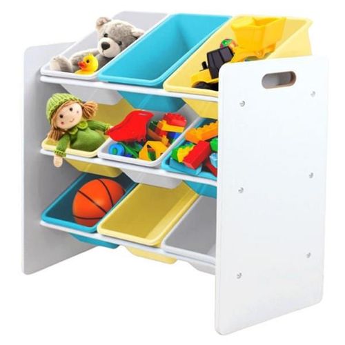 cumpără Cutie depozitare U-Grow UGRD115-BLYE Raft depozitare jucarii, coșuri albastre/galbene în Chișinău 