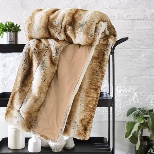cumpără Textile de casă Bugatti fashion 3883/300 Fur Decke Beige în Chișinău 