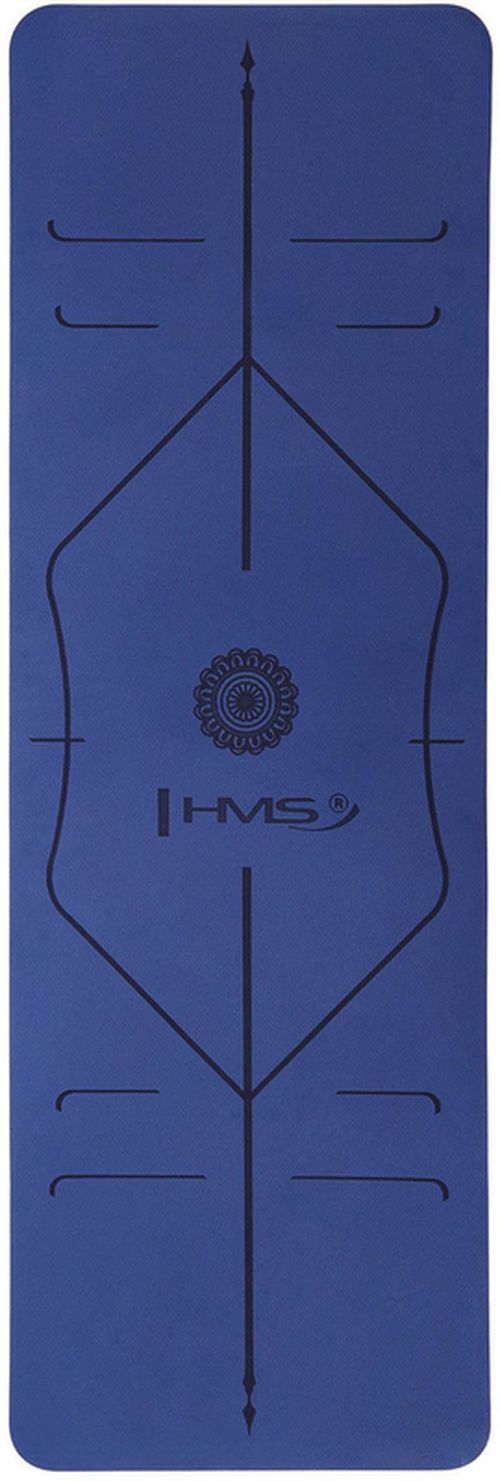cumpără Echipament pentru yoga HMS 6141 Saltea yoga 182x61x0.8cm TPE Dark Blue (17-44-220) în Chișinău 