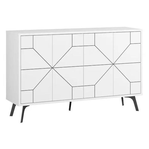 cumpără Casetieră Trendy Duna, Alb 123x62x35cm în Chișinău 