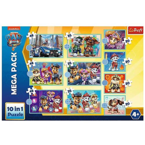 купить Головоломка Trefl 90391 Puzzles - 10in1 - Dogs on patrol / Viacom PAW Patrol: the movie в Кишинёве 