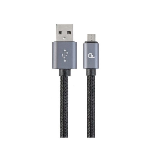 cumpără Gembird CCB-mUSB2B-AMBM-6, Black, 1.8m, Professional series, Cable microUSB2.0 Cotton braided USB 2.0 A-plug to Micro B-plug, blister în Chișinău 