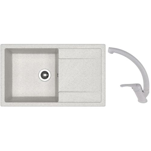 cumpără Chiuvetă bucătărie cu bateria Dr.Gans Techno 860 + SanDonna F 1069 gri în Chișinău 