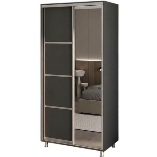 cumpără Dulap my-STYLE C10H1T02AM02-U21, 100x210, антрацит în Chișinău 