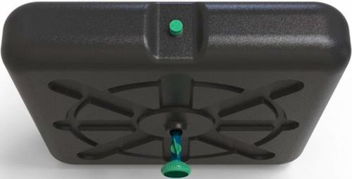 купить Аксессуар для бассейна Uniplast Rezervor - dus 150 L (negru) x D. 1/2" FE cu para pentru dus (triplu strat) 88x88x38 cm, gura 20 cm в Кишинёве 