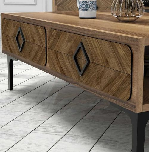 купить Журнальный столик Trendy Samba, Nuc 105x34x60cm в Кишинёве 