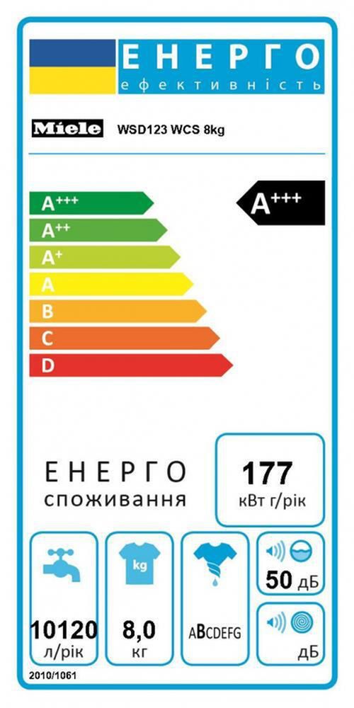 купить Стиральная машина с фронтальной загрузкой Miele WSD 123 WCS в Кишинёве 