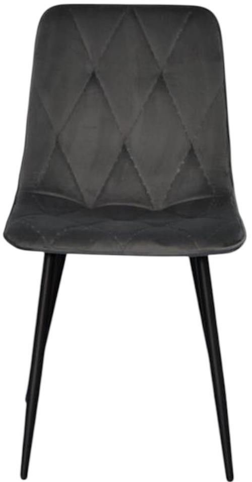 купить Комплект стол и стулья Evelin di Costacurta cтол DT-404-3B + 3 стула YTC-080B Bluvel-14 (Dark grey) в Кишинёве 