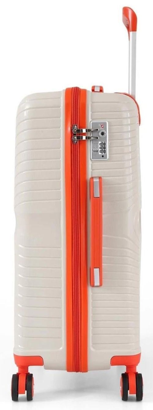 купить Чемодан CCS 5239 S White/Orange в Кишинёве 