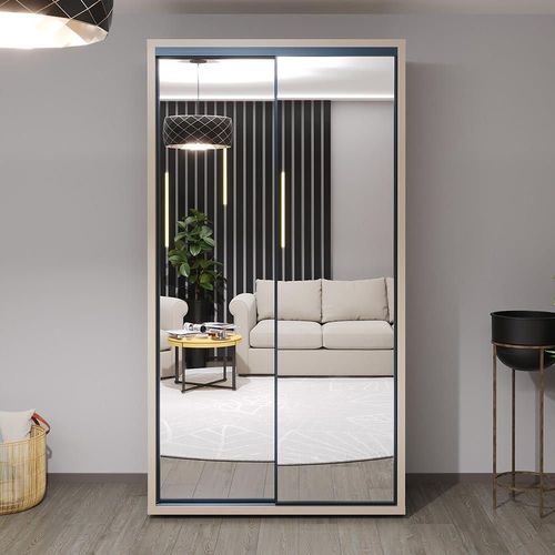 cumpără Dulap Bayro Parma 1200x2250x600 серый камень, купе în Chișinău 