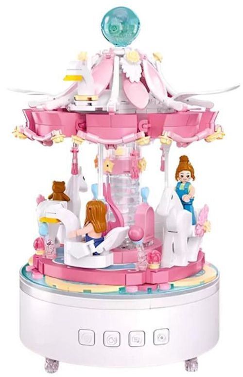 cumpără Set de construcție Sluban B1171 Carusel muzical (566 elem.) în Chișinău 