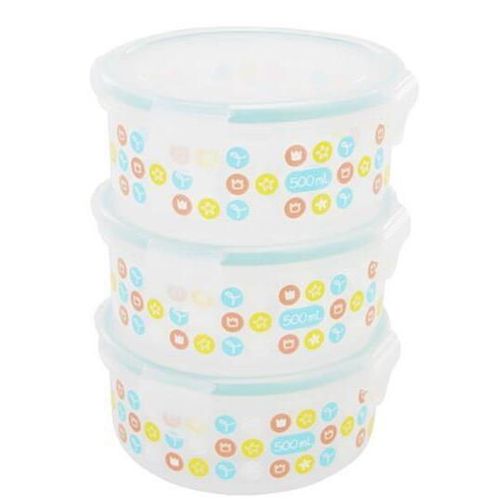 cumpără Container alimentare Badabulle B004001 Boluri ermetice pentru pastrarea hranei MAXI 500 ml, 3 buc. în Chișinău 