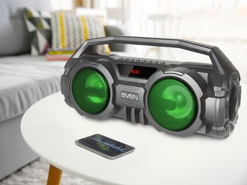купить Колонка портативная Bluetooth Sven PS-415 Black в Кишинёве 