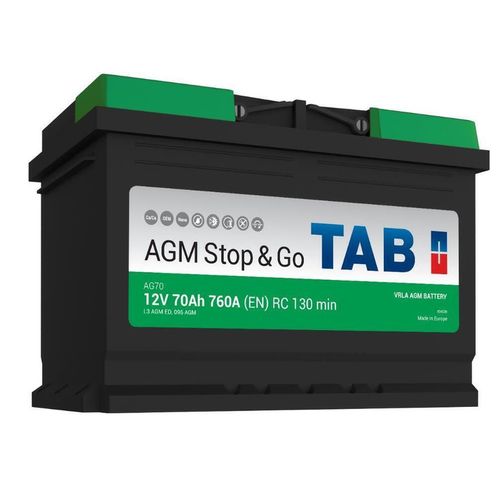 купить Автомобильный аккумулятор TAB AGM Stop&Go 70Ah 760EN 278x175x190 -/+ (L3 AGM) в Кишинёве 