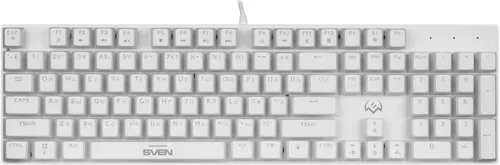 купить Игровая клавиатура Sven KB-G9200 RGB White Rus/Eng в Кишинёве 