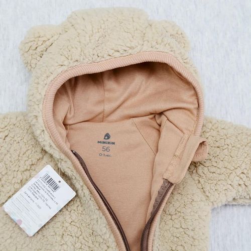 cumpără Haine pentru copii Minikin 231701556 Teddy Комбинезон с капюшоном бежевый 0-1 мес (56 см) în Chișinău 