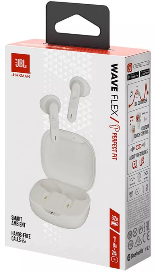 купить Наушники беспроводные JBL Wave Flex White в Кишинёве 