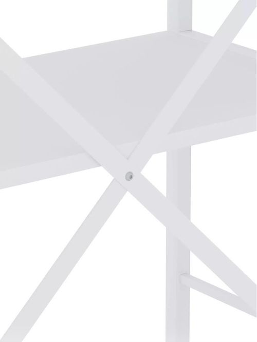 купить Офисный стеллаж Nex Home Raft metalic Loft 1700x800x350mm, 5 polite PAL, White/White snow в Кишинёве 