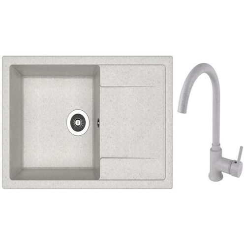 купить Мойка кухонная со смесителем Dr.Gans Techno 760 + SanDonna F 7073 gri в Кишинёве 