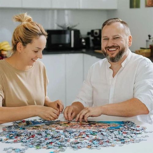 купить Пазл Trefl 37529 Puzzle 2x500. Lucru în grădină в Кишинёве 