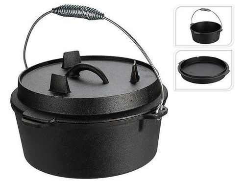 купить Товар для пикника Holland 50584 Vaggan Казан чугунный D25cm H15cm в Кишинёве 