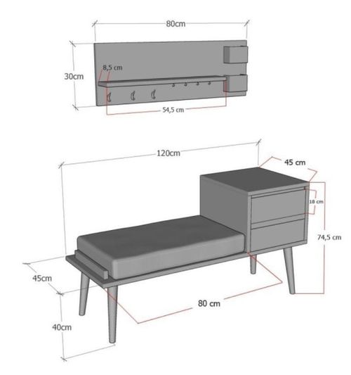cumpără Raft pentru încălțăminte Trendy Hamra 120x74x45cm (GTR001379) în Chișinău 