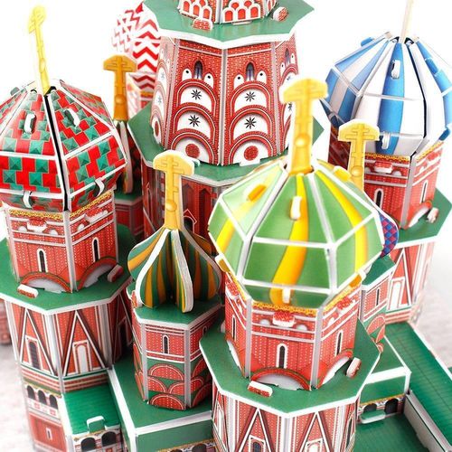 cumpără Set de construcție Cubik Fun 3C239h 3D puzzle Catedrala Sf. Vasile, 92 elemente în Chișinău 