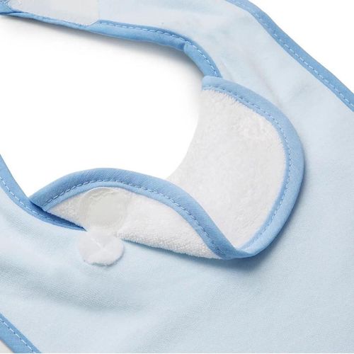 купить Слюнявчики BabyJem 214 Baveta captusita din bumbac Albastra в Кишинёве 