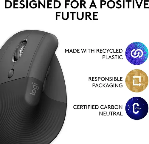 cumpără Mouse Logitech Lift Left Vertical Ergonomic, Black în Chișinău 