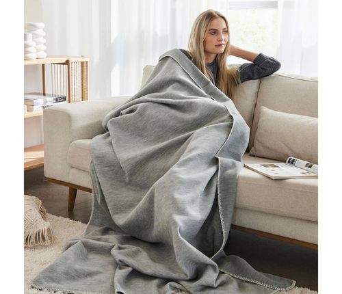 cumpără Cuvertură Ibena 2163/800 220x250 Jaquard Decke Lausanne Grey în Chișinău 