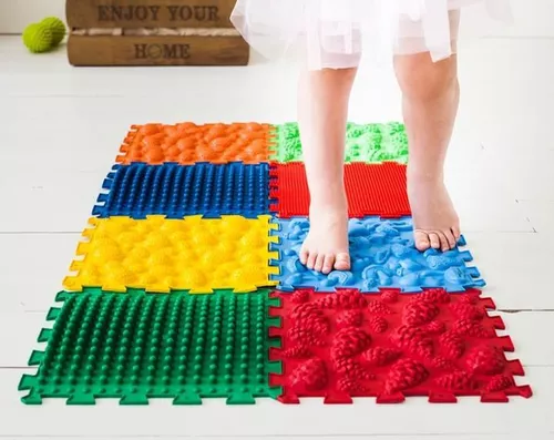 cumpără Covoraș de joacă Ortek 10174 коврик-пазл ортопедический -массажный MEGA MIX 14эл 26x26cm în Chișinău 