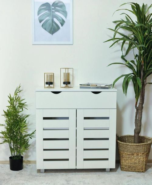 купить Полка для обуви Fabrik Home Модуль 11 (850x800x355) Белый ясень в Кишинёве 