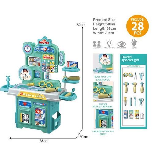 купить Игрушка Essa 922-217 Set de joacă Ambulanță, 28elem в Кишинёве 