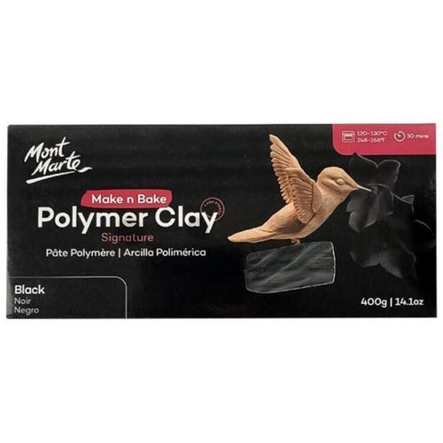 cumpără Set de creație Mont Marte MMSP6403 Argila polimerica 400g Negru în Chișinău 
