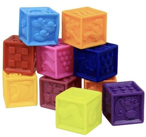 купить Конструктор Battat BX1002Z Cuburi Soft Blocks, cod 60350 в Кишинёве 