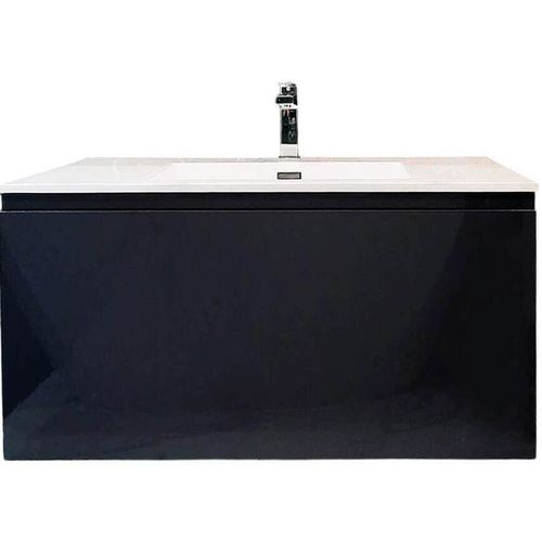 купить Шкаф под умывальник Bayro подвесной Formal Allegro 800 антрацит мат в Кишинёве 