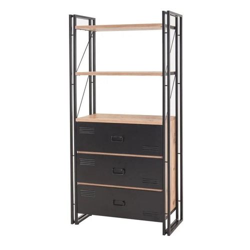 купить Шкаф Trendy Cosmo Cortex 90x180x35cm, raft de carti в Кишинёве 