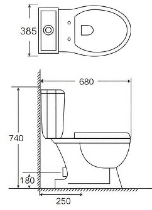 cumpără Vas WC Goxea GX-12012 în Chișinău 