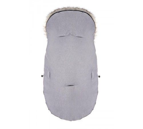 Конверт в коляску Womar Zaffiro Frosto Plush Melange Light Grey 