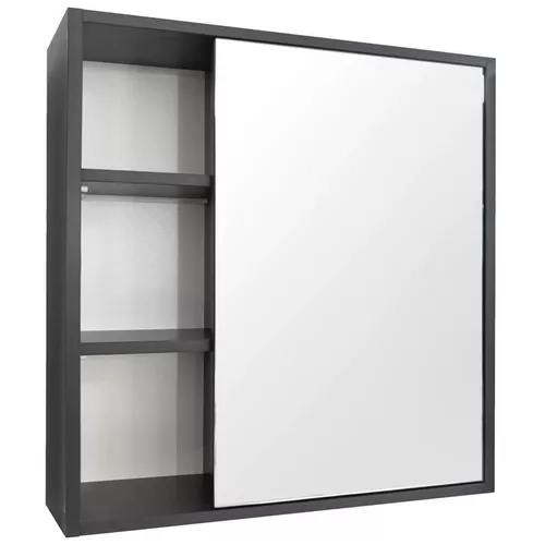 cumpără Oglindă baie Mashtab 11854 Alicante 600x155x730 Antracit Mat în Chișinău 