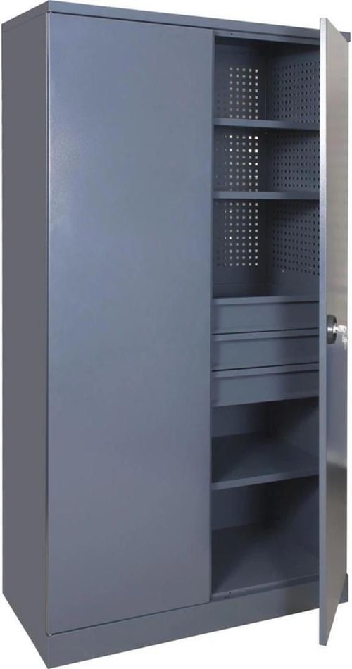 cumpără Sistem de depozitare a instrumentelor УХЛ-МАШ ШИ-10/3П/3В Шкаф инструментальный, перфорированный (1970х1000х500мм) (3 полки+3 ящика) în Chișinău 