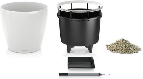 купить Цветочный горшок Lechuza Classico Premium 28 LS, Black в Кишинёве 