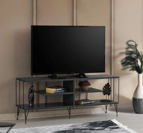 купить Тумба напольная для TV Trendy Eze, Antracit 120x44x30cm в Кишинёве 